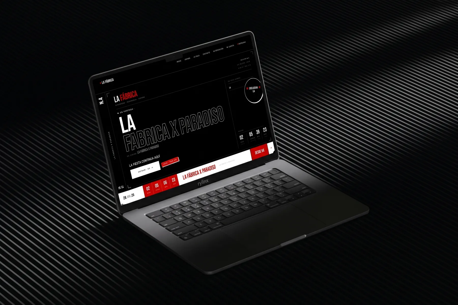 La Fábrica — Web de eventos · Sala de conciertos